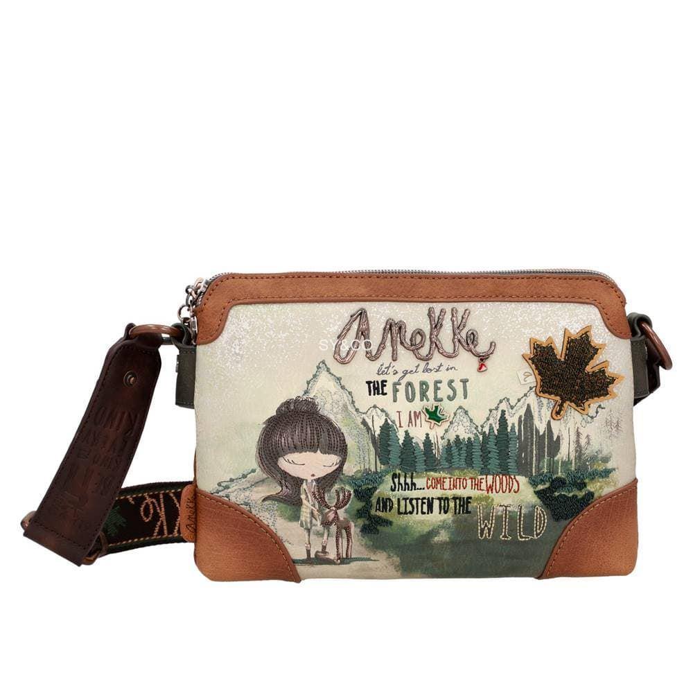 Bandolera Anekke doble cremallera The Forest - Imagen 1