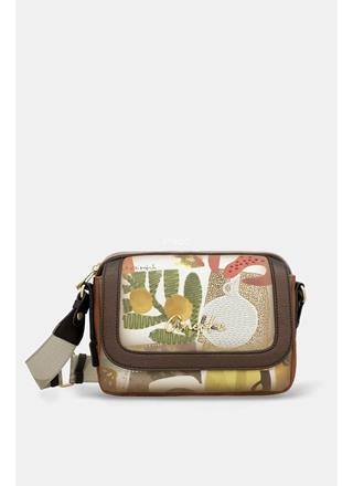 Bandolera con doble compartimento y solapa Anekke Amphora - Imagen 1