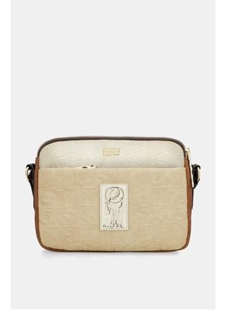 Bandolera con doble compartimento y solapa Anekke Amphora - Imagen 2