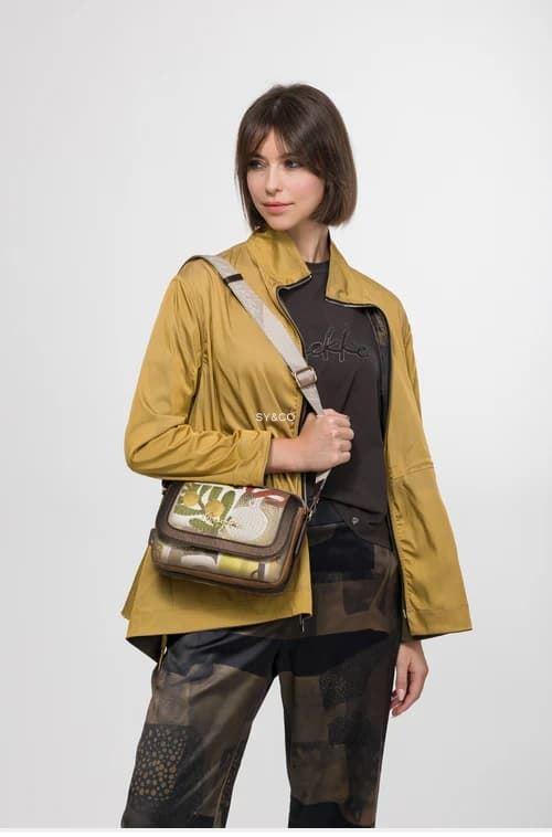 Bandolera con doble compartimento y solapa Anekke Amphora - Imagen 3