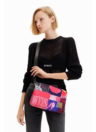 Bandolera Desigual collage 23SAXY55 Fake News - Imagen 2