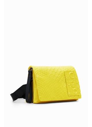 Bandolera Desigual geometrica 22WAXPA1 Magna amarillo - Imagen 1