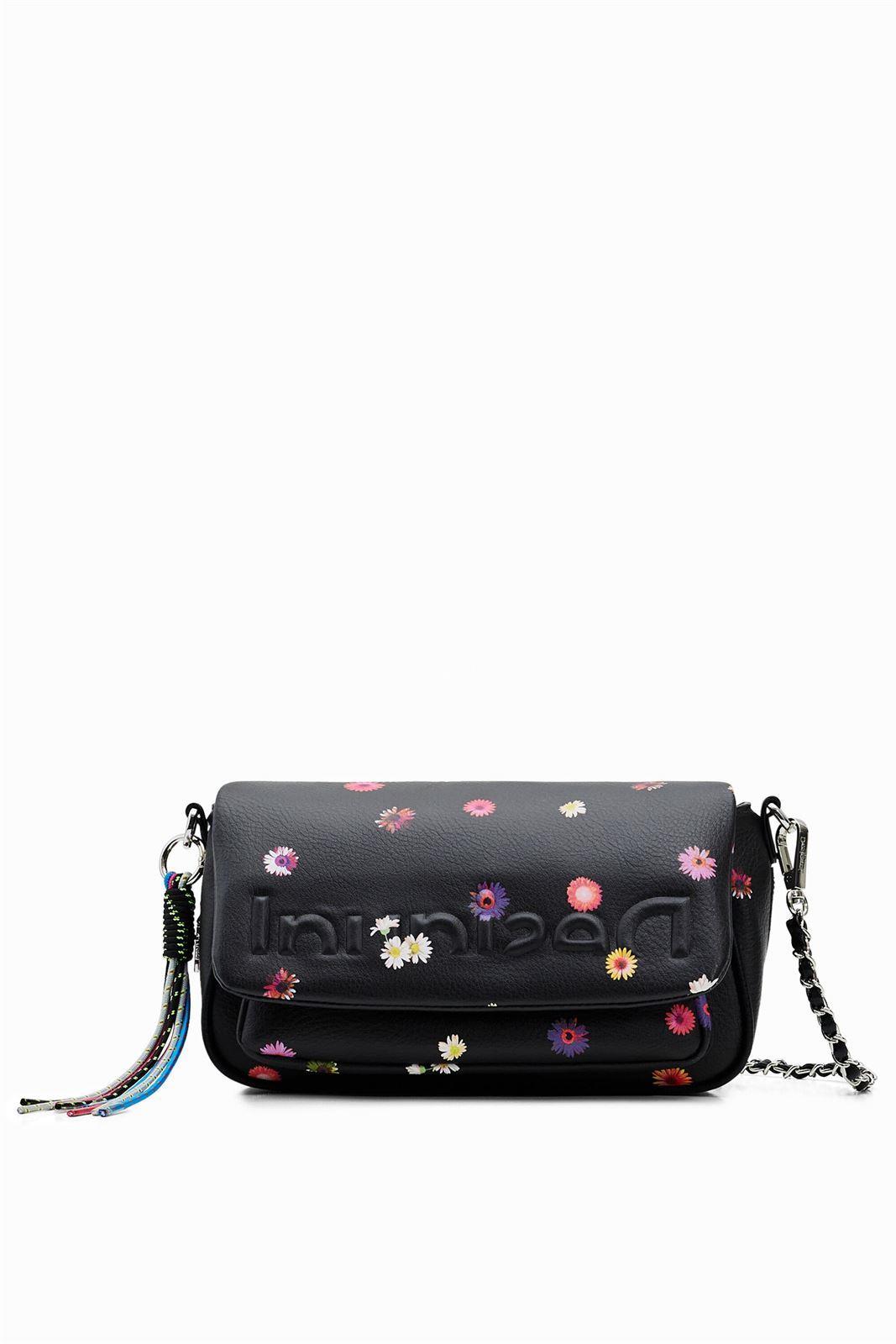 Bandolera Desigual margaritas 22WAKPAA Daisy - Imagen 2