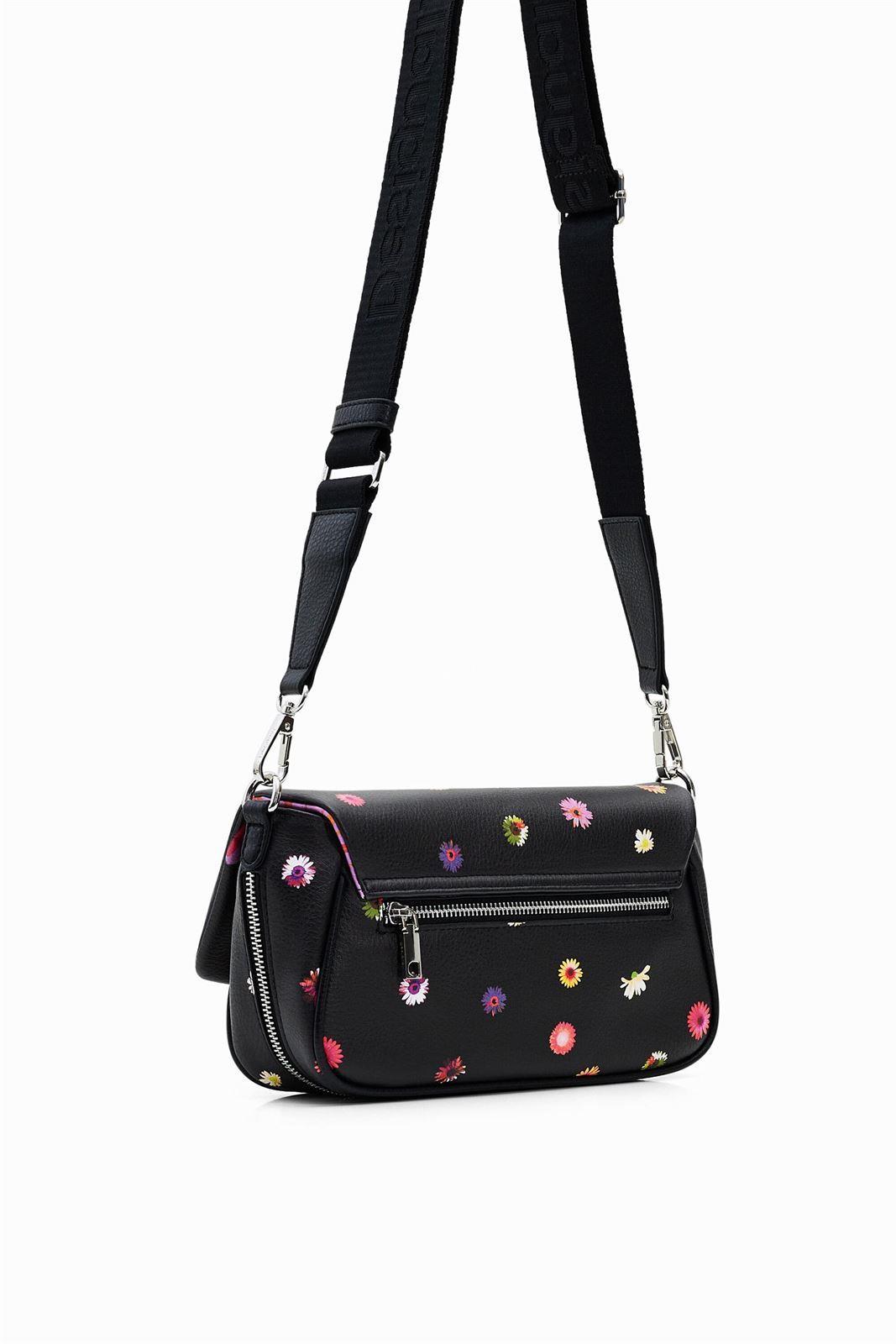 Bandolera Desigual margaritas 22WAKPAA Daisy - Imagen 3