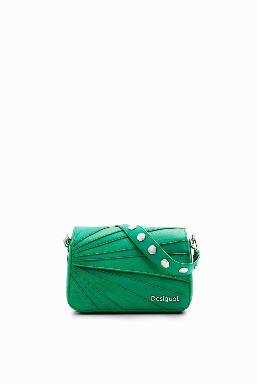 Bandolera Desigual patch verde Machina 24SAXP43 - Imagen 3