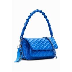 Bandolera Desigual relieve rombos azul 23SAXP65 Blogy - Imagen 1