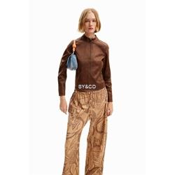 Bandolera Desigual troquelada azul Amorina 24SAXP23 - Imagen 2