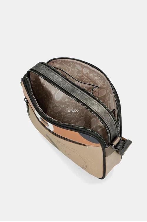 Bandolera doble compartimento cuadrada Anekke Eikon - Imagen 4