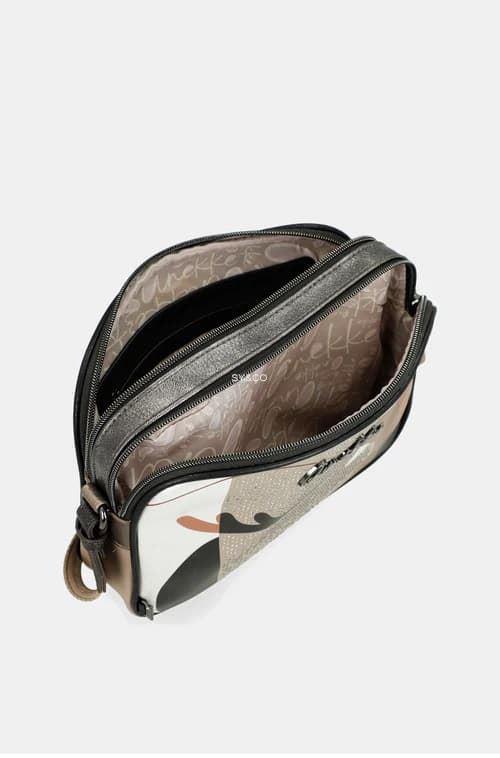 Bandolera doble compartimento cuadrada Anekke Eikon - Imagen 6