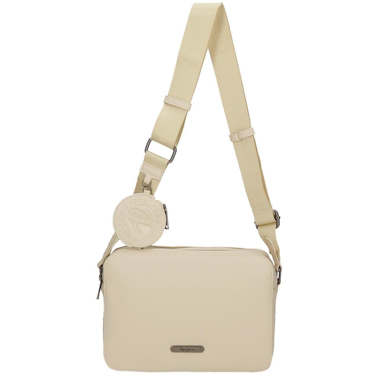 Bandolera doble compartimento Pepe Jeans Salma beige - Imagen 3