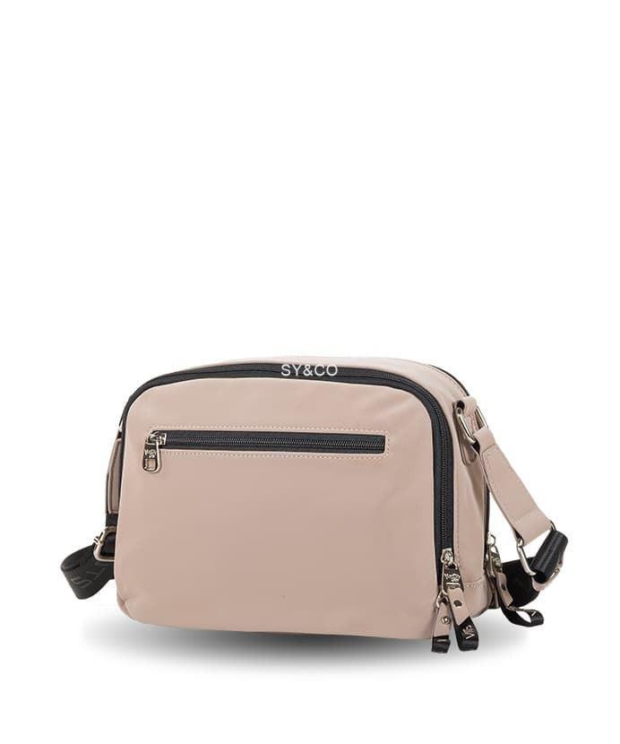 Bandolera doble compartimento Ventis melocotón beige - Imagen 2