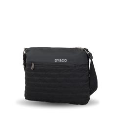 Bandolera doble cremallera nylon Ventis negro - Imagen 2