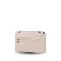Bandolera nylon acolchada Devota & Lomba con cadena Hasp beige - Imagen 2