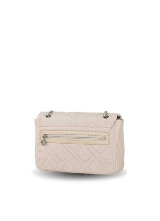 Bandolera nylon acolchada Devota & Lomba con cadena Hasp beige - Imagen 2