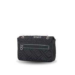 Bandolera nylon acolchada Devota & Lomba con cadena Hasp negro - Imagen 2