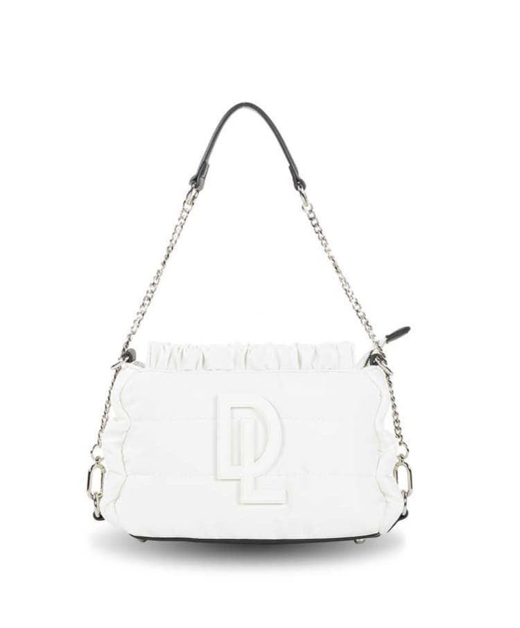 Bandolera nylon con cadena Devota & Lomba Filmy blanco - Imagen 1