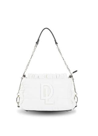 Bandolera nylon con cadena Devota & Lomba Filmy blanco - Imagen 1