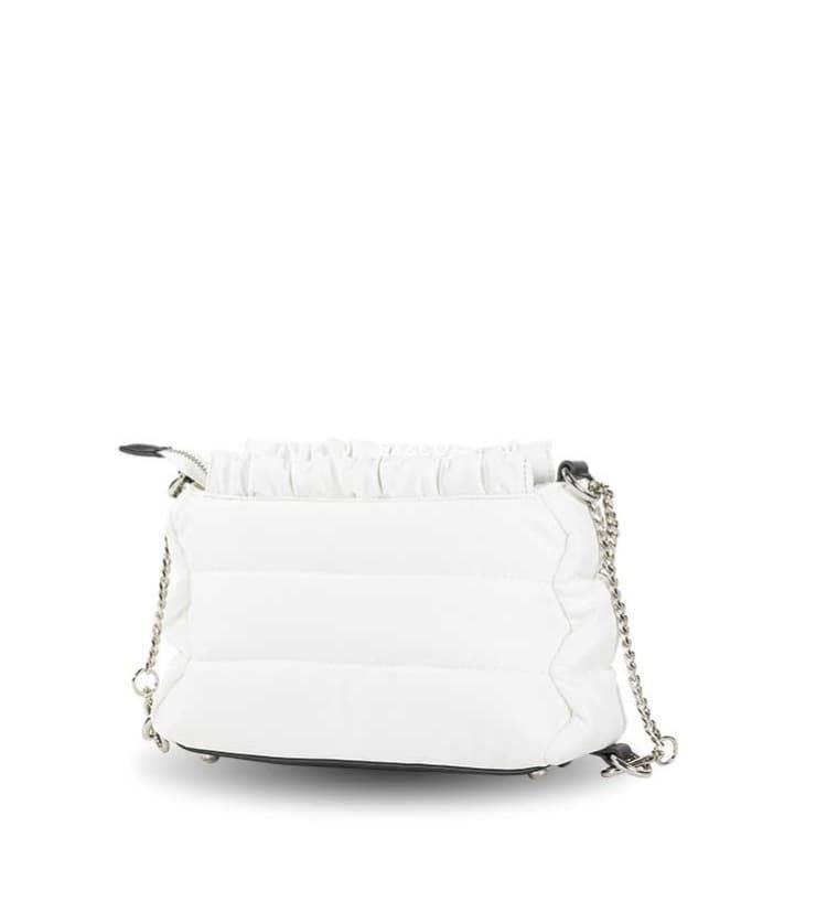 Bandolera nylon con cadena Devota & Lomba Filmy blanco - Imagen 2
