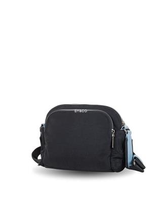 Bandolera nylon Devota & Lomba Border negra - Imagen 2