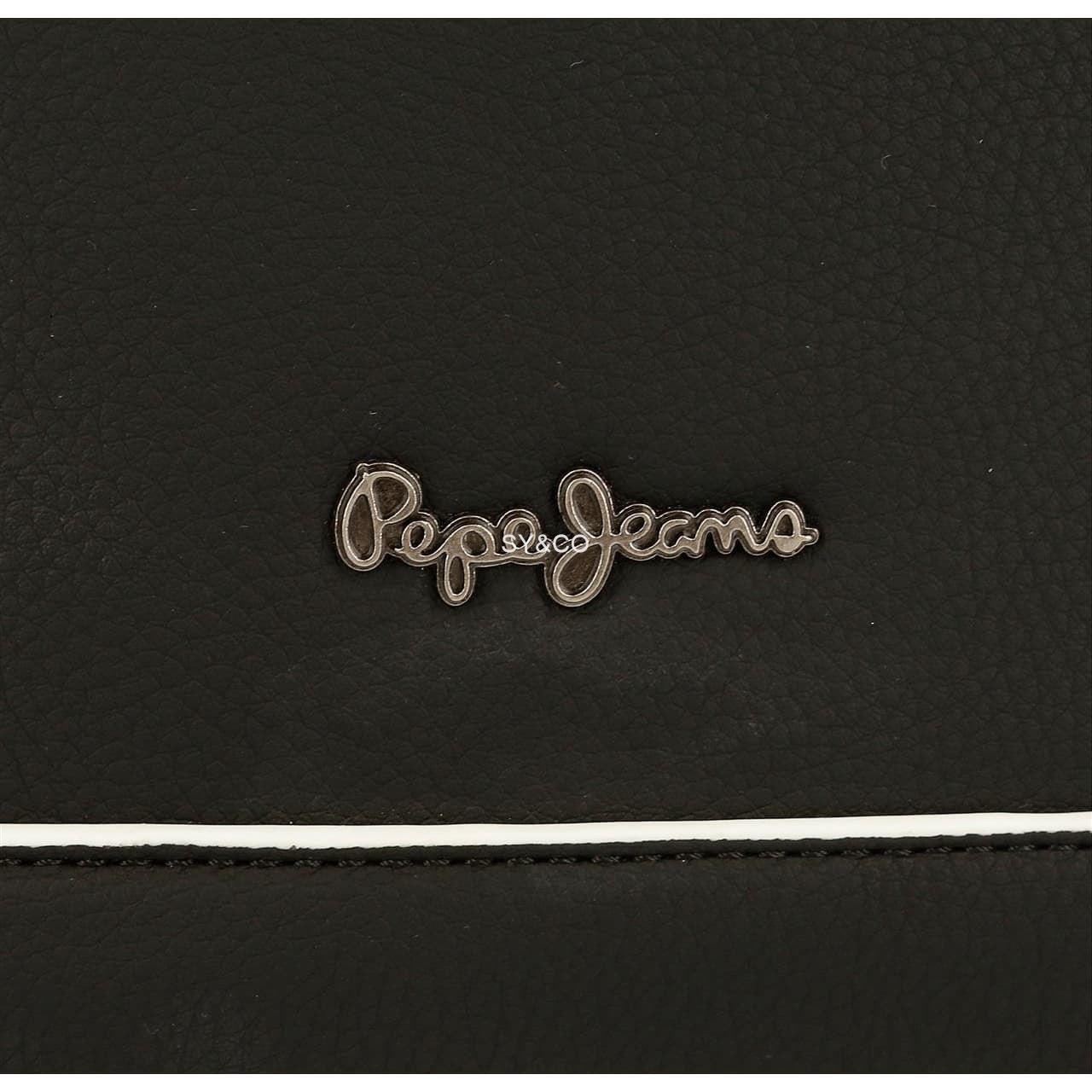 Bandolera Pepe Jeans doble compartimento Jeny negro - Imagen 5
