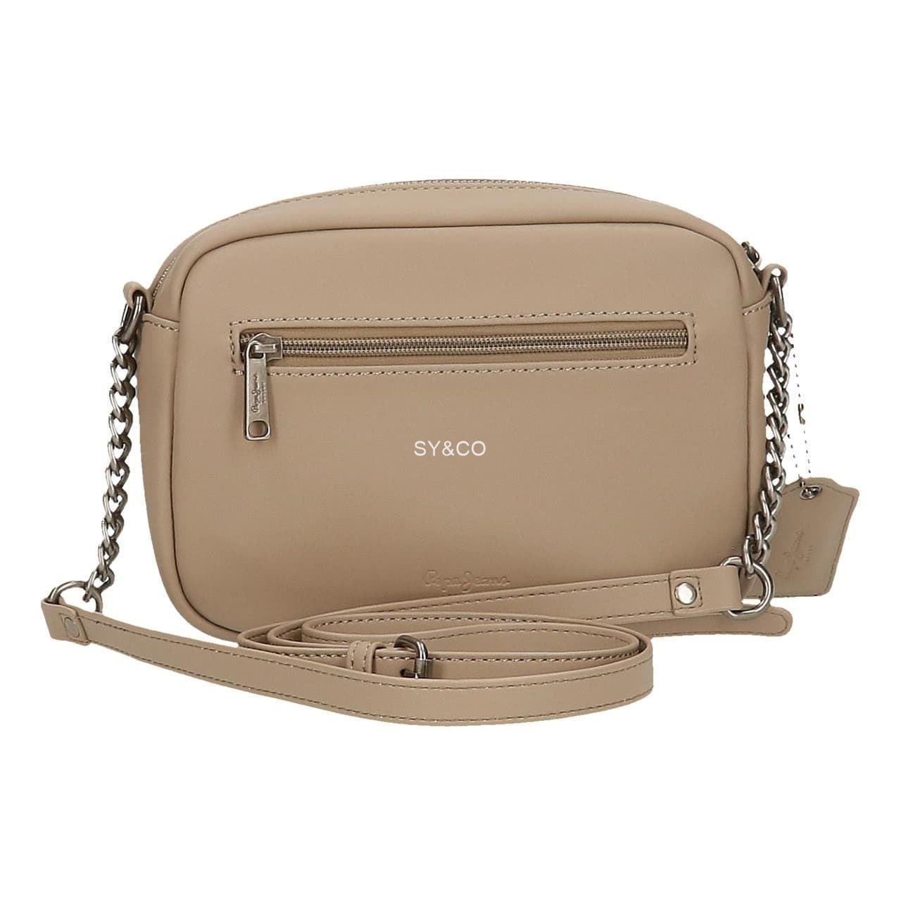 Bandolera Pepe Jeans Kylie taupe - Imagen 4