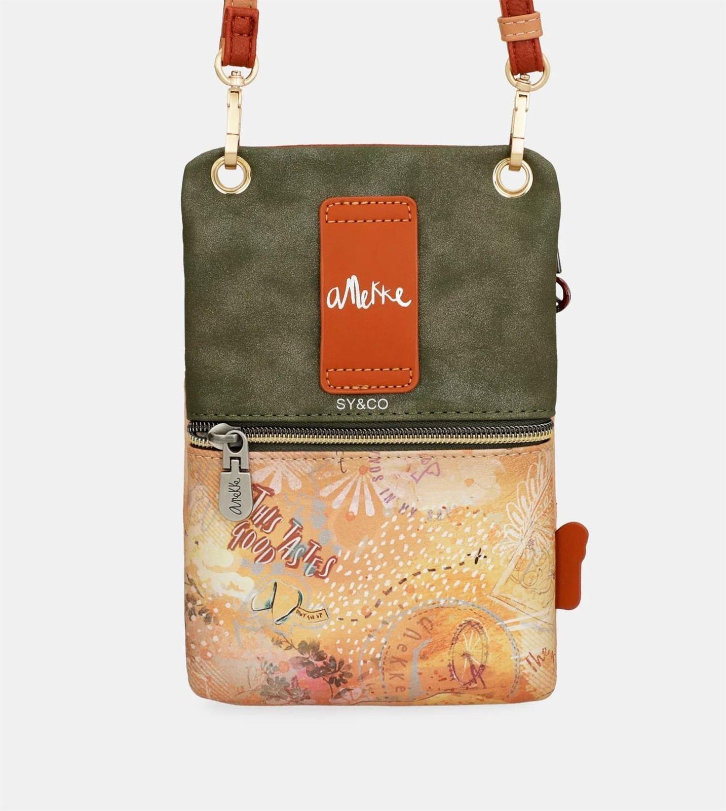 Bandolera portamovil Anekke  Peace & Love Camel - Imagen 2