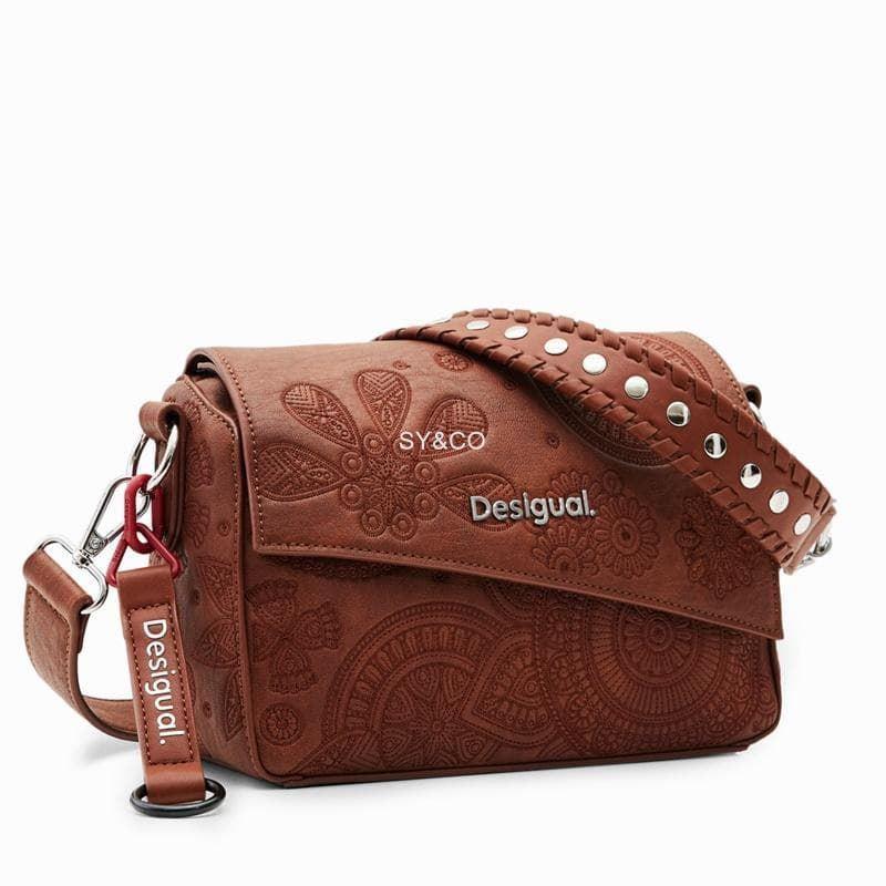 Bandolera solapa Desigual bordado Dejavu 23WAXP95 - Imagen 1