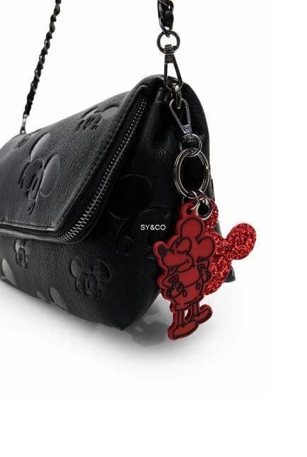 Bandolera solapa Desigual negra Mickey Mouse 23WAXP49 - Imagen 4