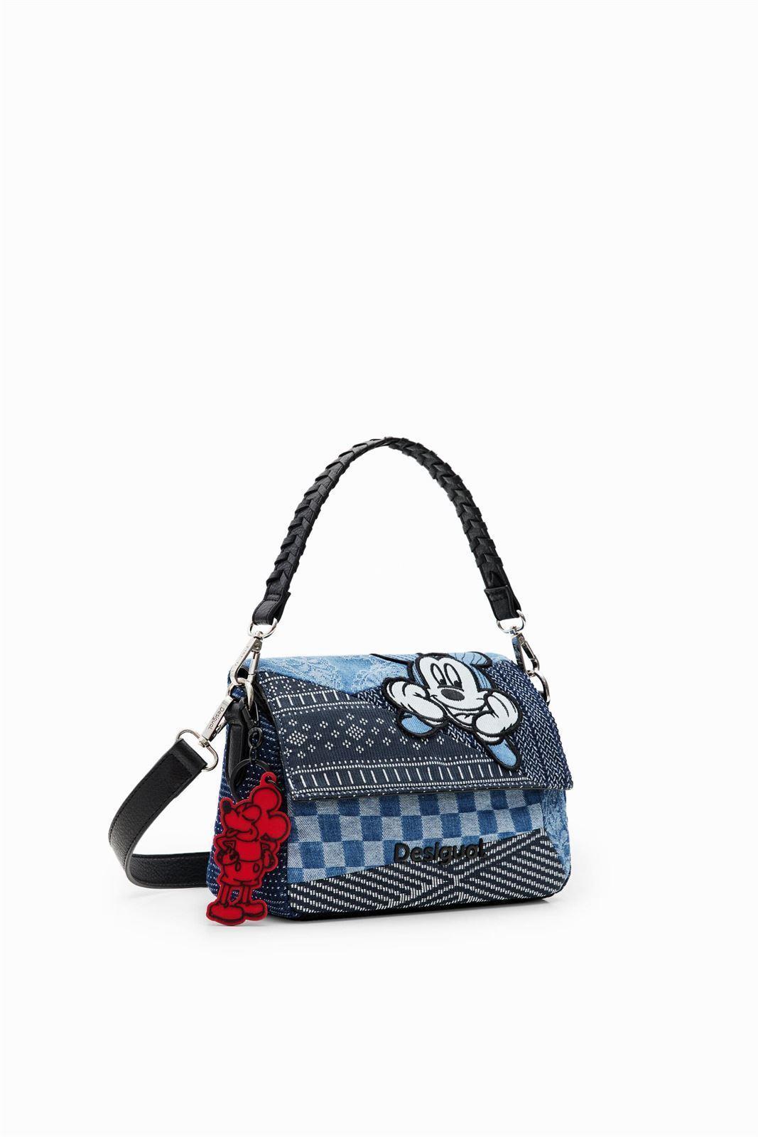 Bandolera solapa Desigual vaquera Mickey Mouse 23WAXD03 - Imagen 1