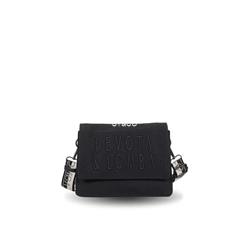 Bandolera solapa nylon Devota & Lomba logo bordado negro Match - Imagen 1