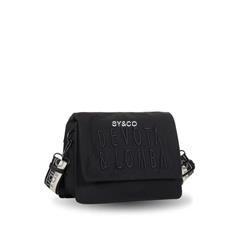 Bandolera solapa nylon Devota & Lomba logo bordado negro Match - Imagen 2