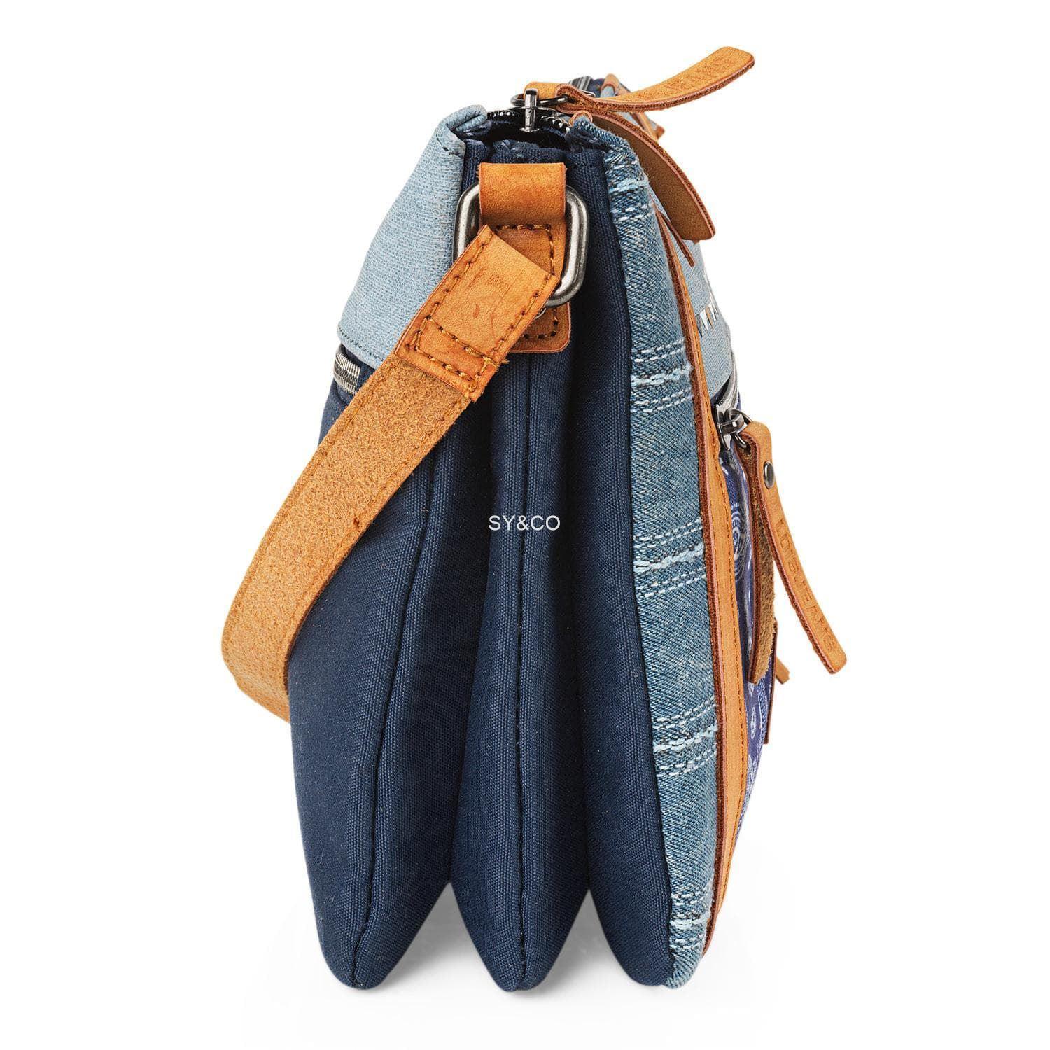 Bandolera triple compartimento Lois vaquera Arcadia - Imagen 3