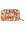 Billetera Lois camel letras blancas Words - Imagen 2