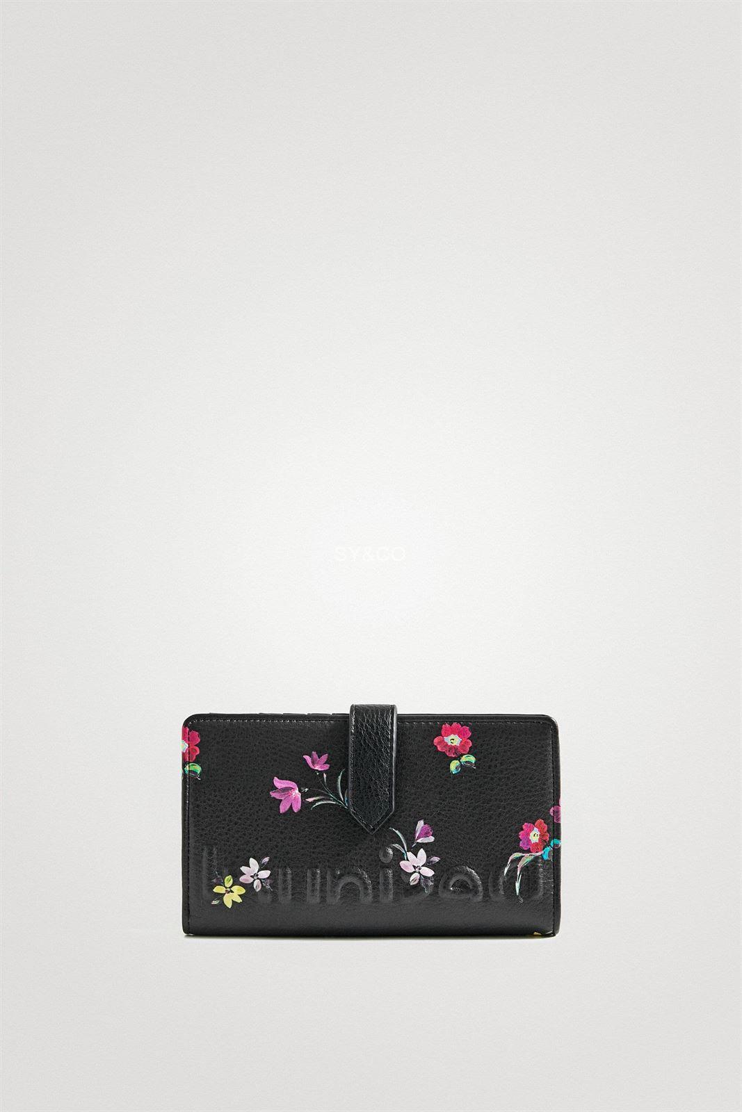 Billetero Desigual flores Little Bia - Imagen 1