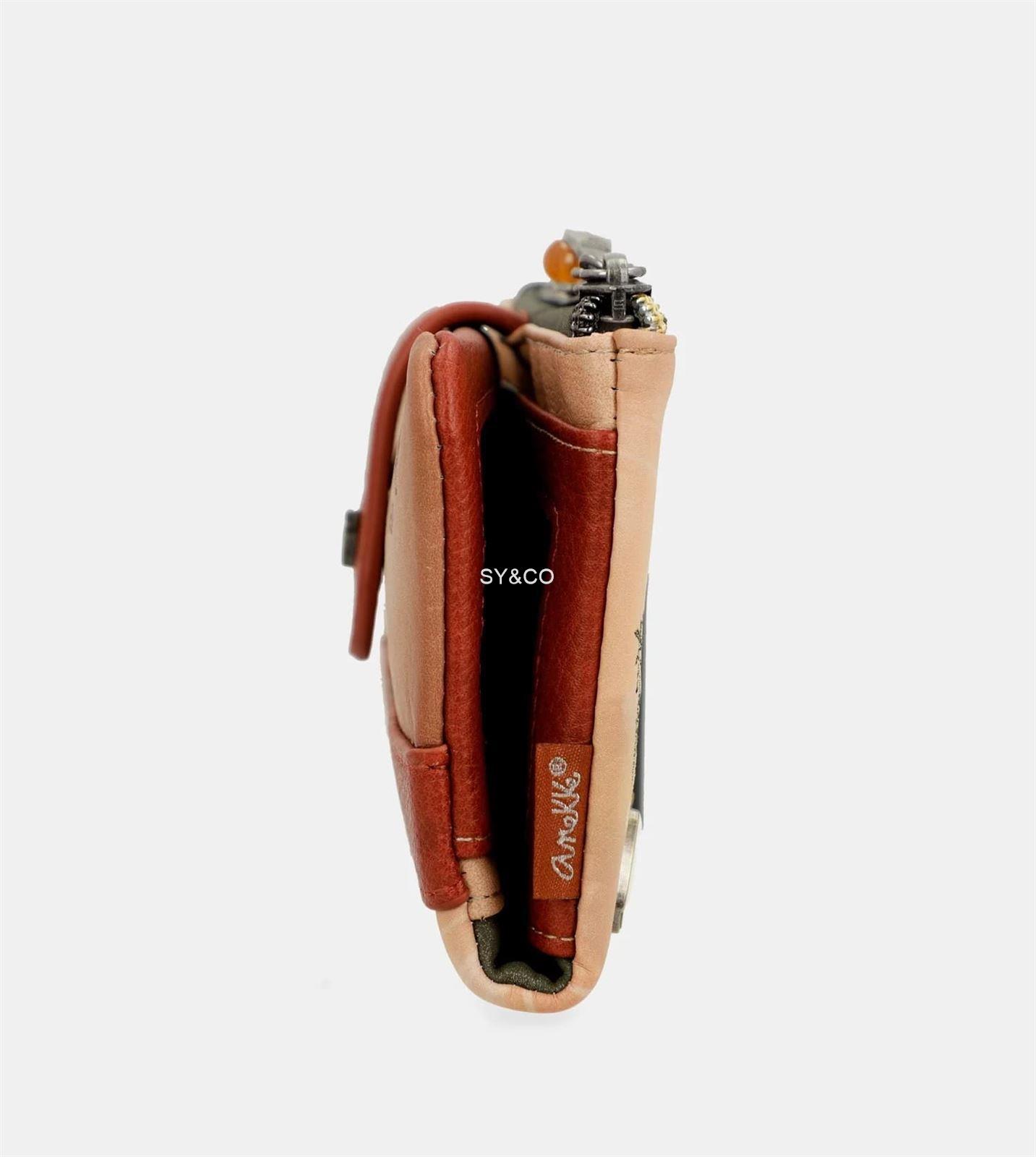 Billetero flexible Anekke Peace & Love Camel - Imagen 4