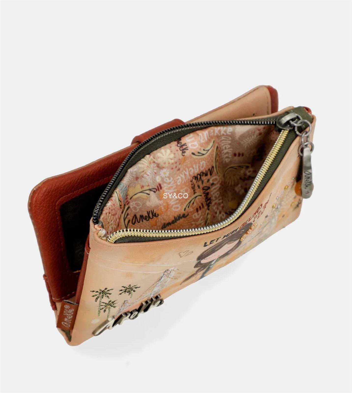 Billetero flexible Anekke Peace & Love Camel - Imagen 6