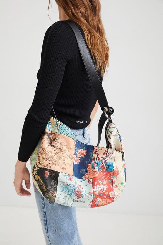 Bolso bandolera Desigual print floral Magnus - Imagen 2