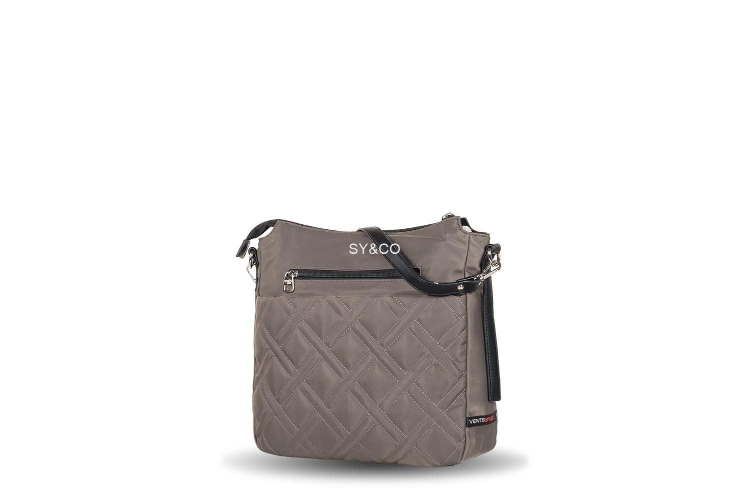 Bolso / bandolera Ventis nylon taupe - Imagen 2