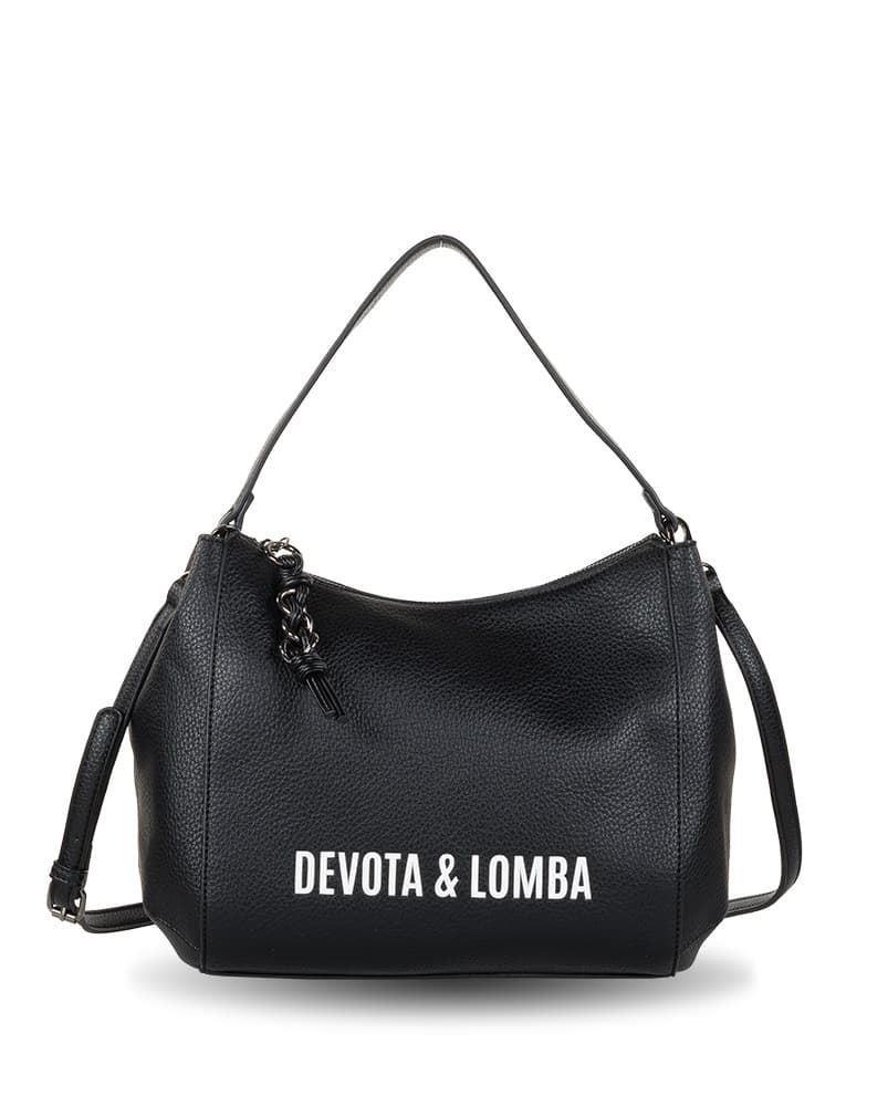 Bolso de hombro Devota & Lomba negro Impact - Imagen 1