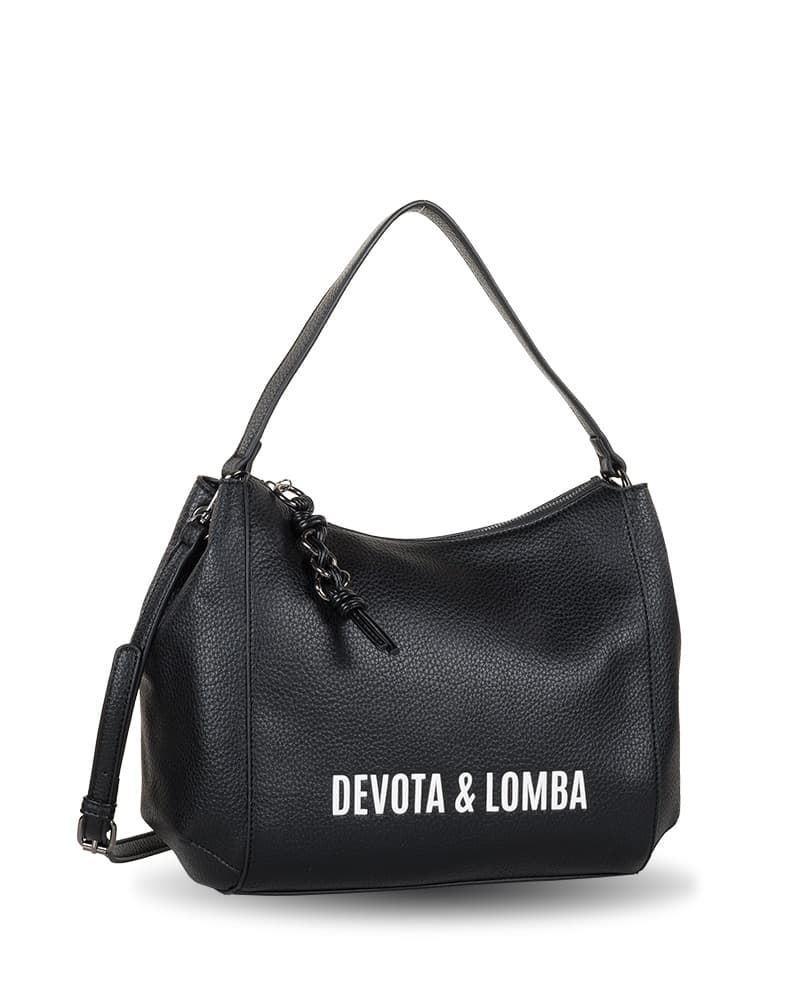 Bolso de hombro Devota & Lomba negro Impact - Imagen 2