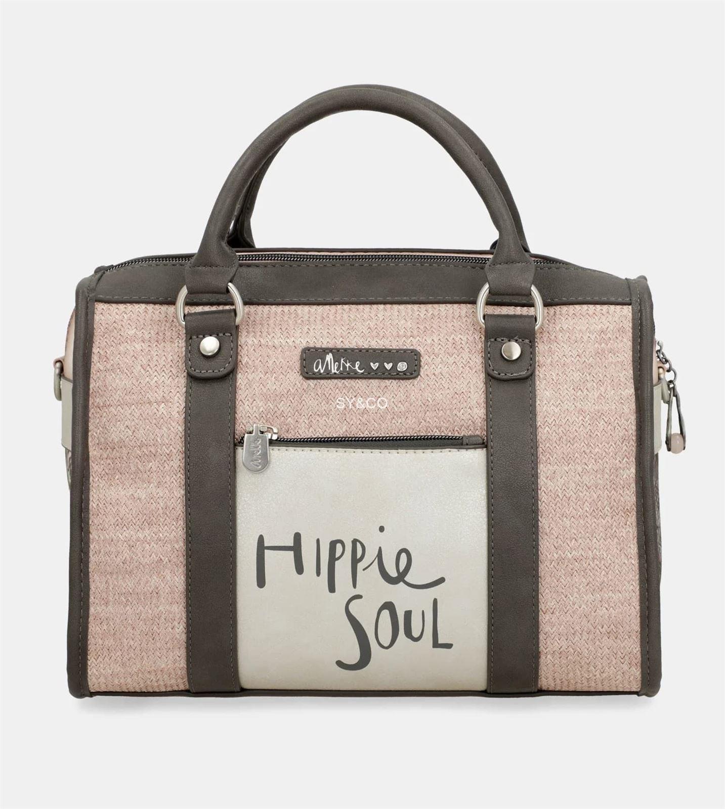 Bolso de mano Anekke Peace & Love rosa - Imagen 2