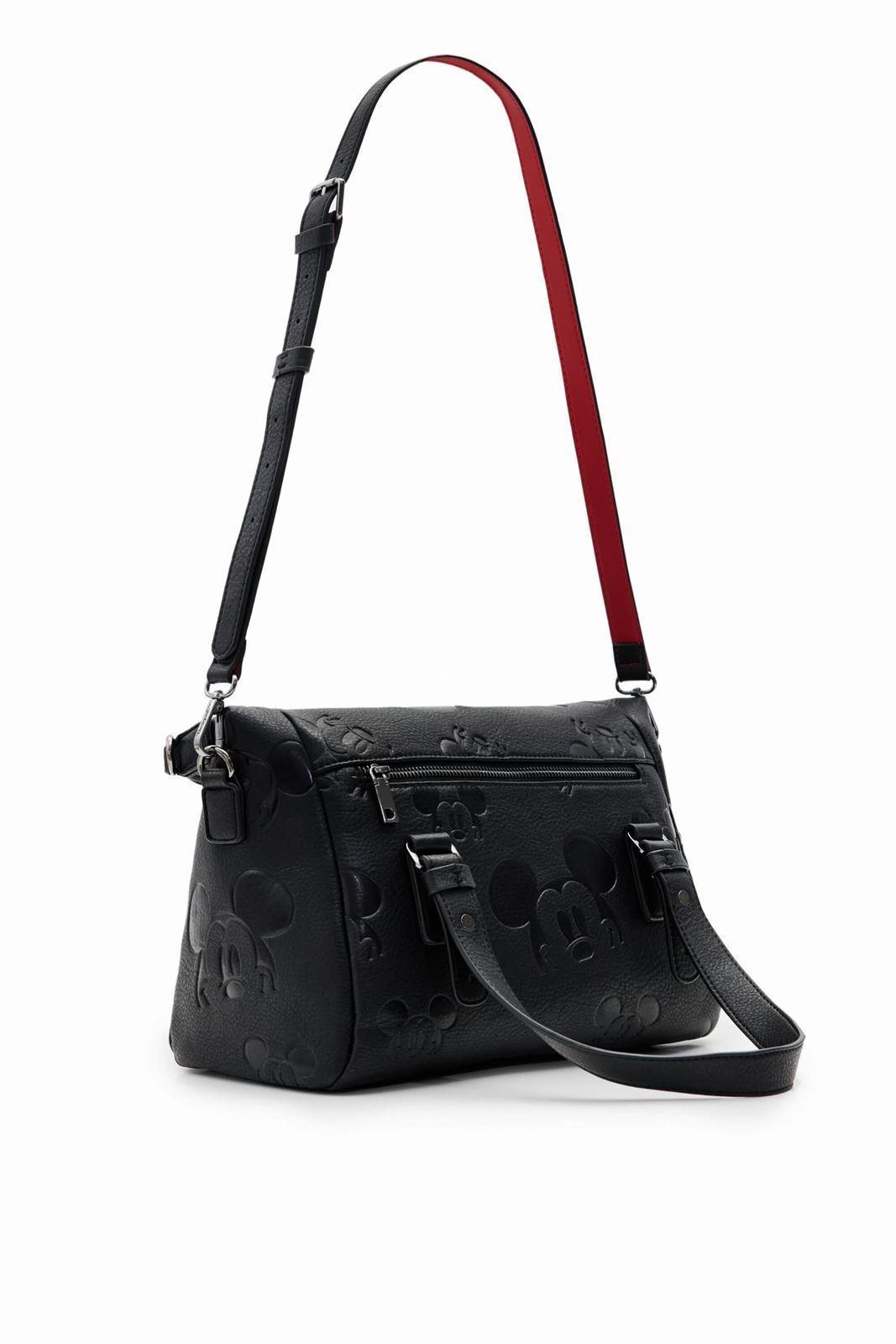Bolso de mano Desigual negro Mickey Mouse - Imagen 2