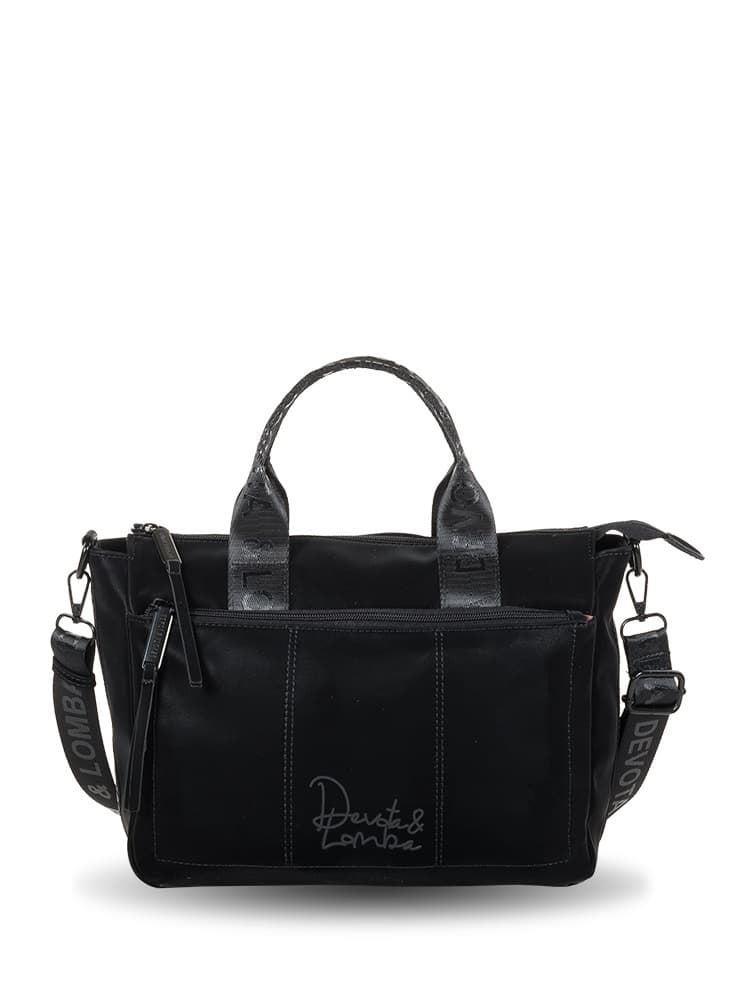 Bolso de mano Devota & Lomba negro Peach - Imagen 1