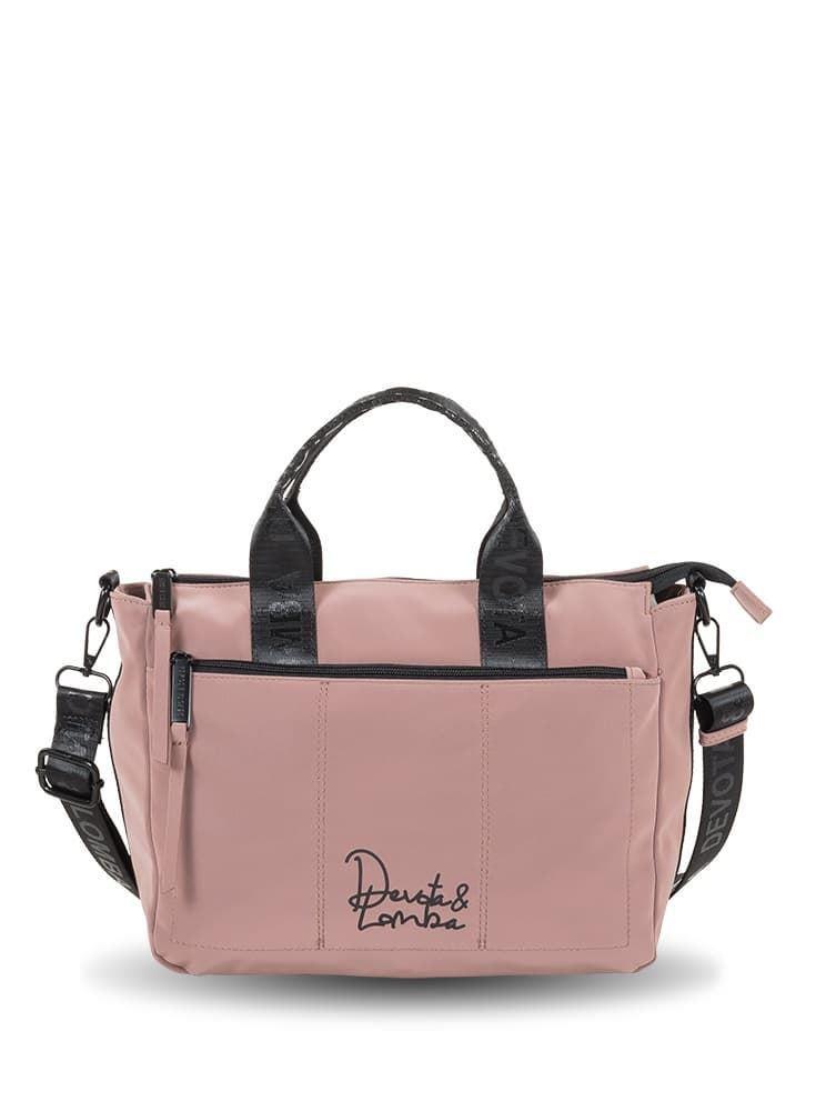 Bolso de mano Devota & Lomba rosa Peach - Imagen 1