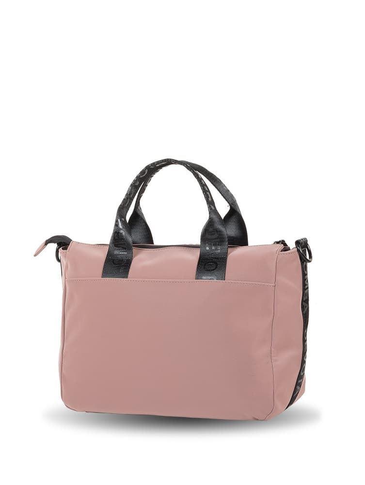 Bolso de mano Devota & Lomba rosa Peach - Imagen 3