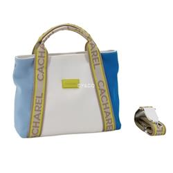 Bolso de mano nylon Cacharel azul - Imagen 1