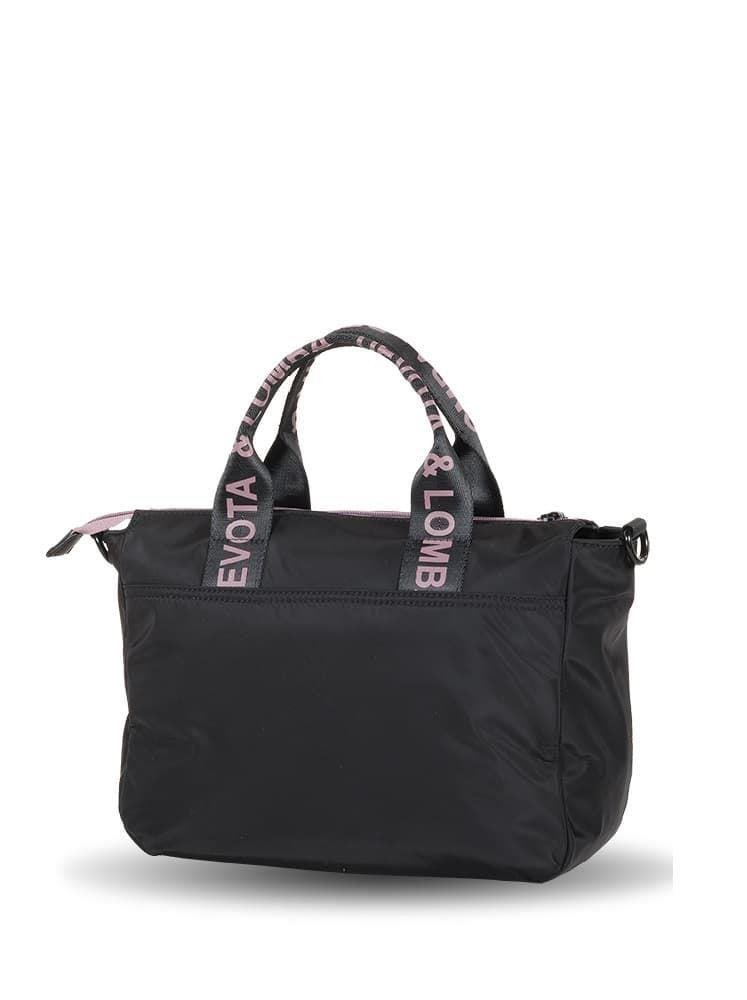 Bolso de mano nylon Devota&Lomba negro Feel - Imagen 3
