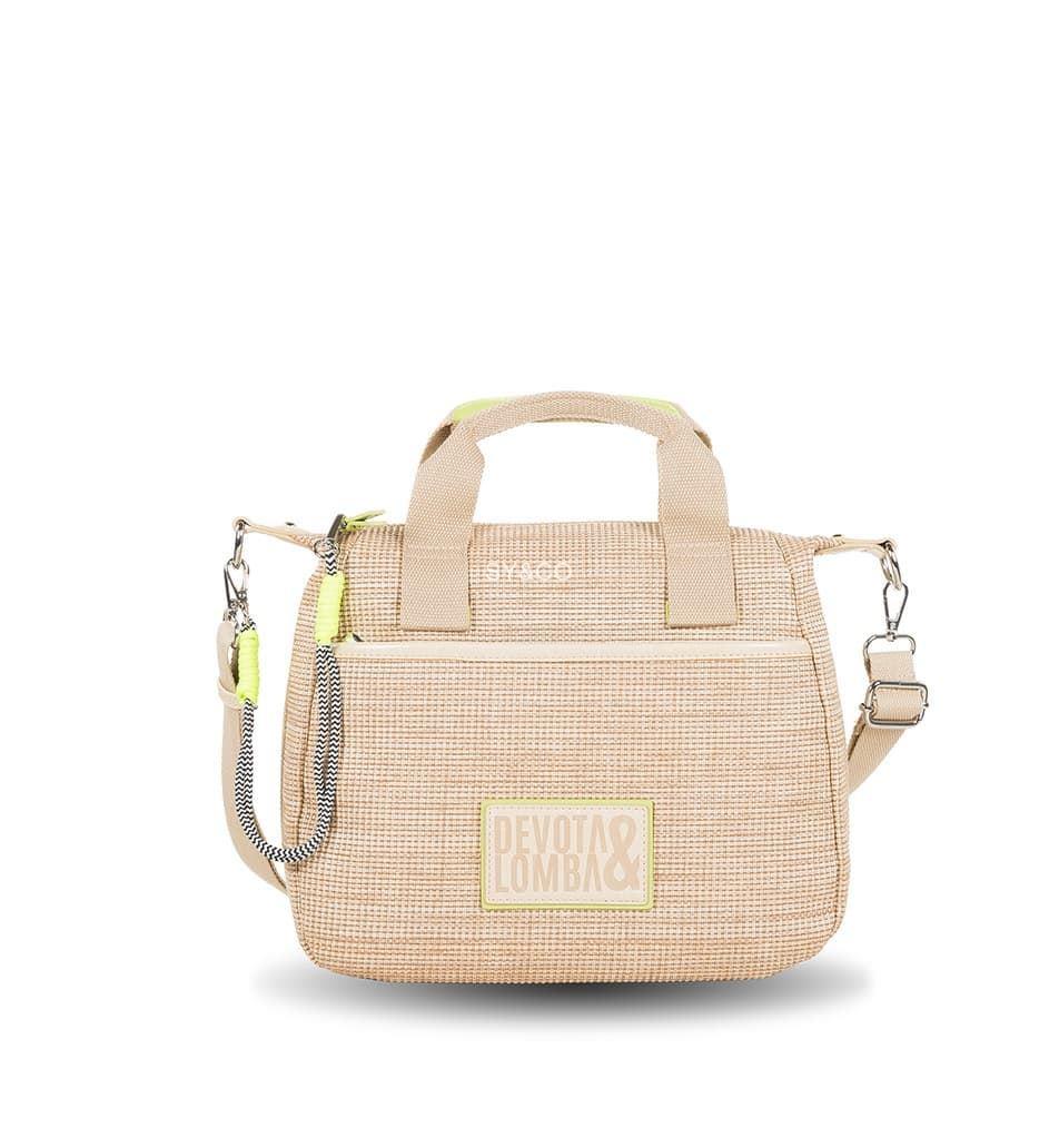 Bolso de mano rafia Devota & Lomba natural Sun - Imagen 1