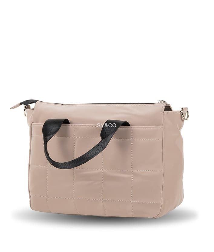 Bolso Bandolera Mujer Nylon Ventis Beige