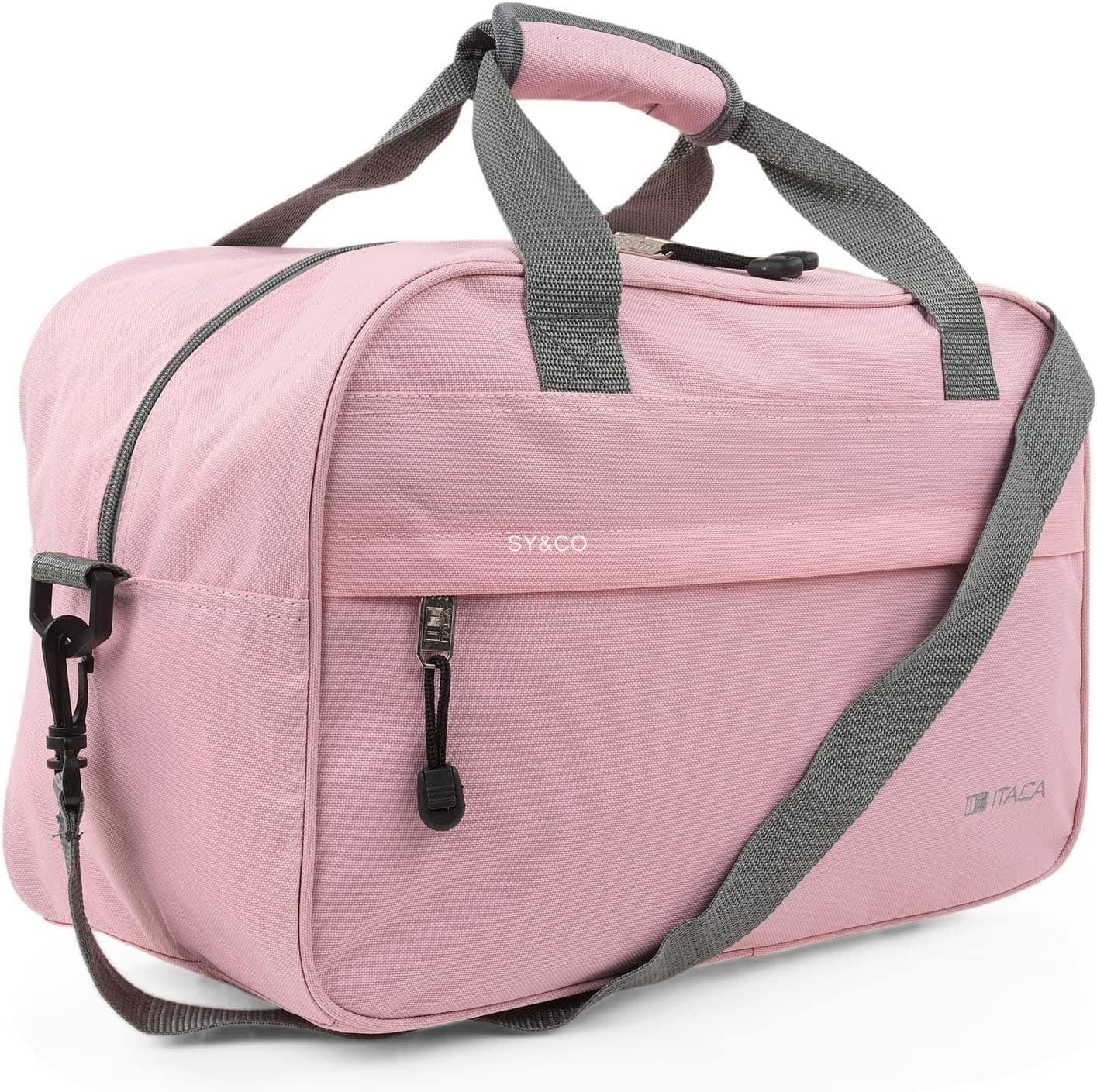 Bolso de viaje Itaca apto para Ryanair rosa - Imagen 1